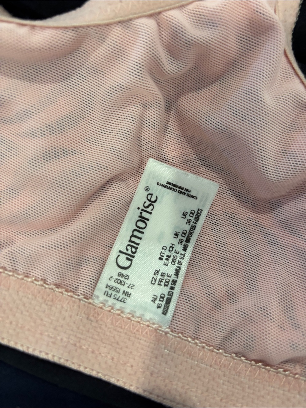 Glamorize Bra 38DD TBACK